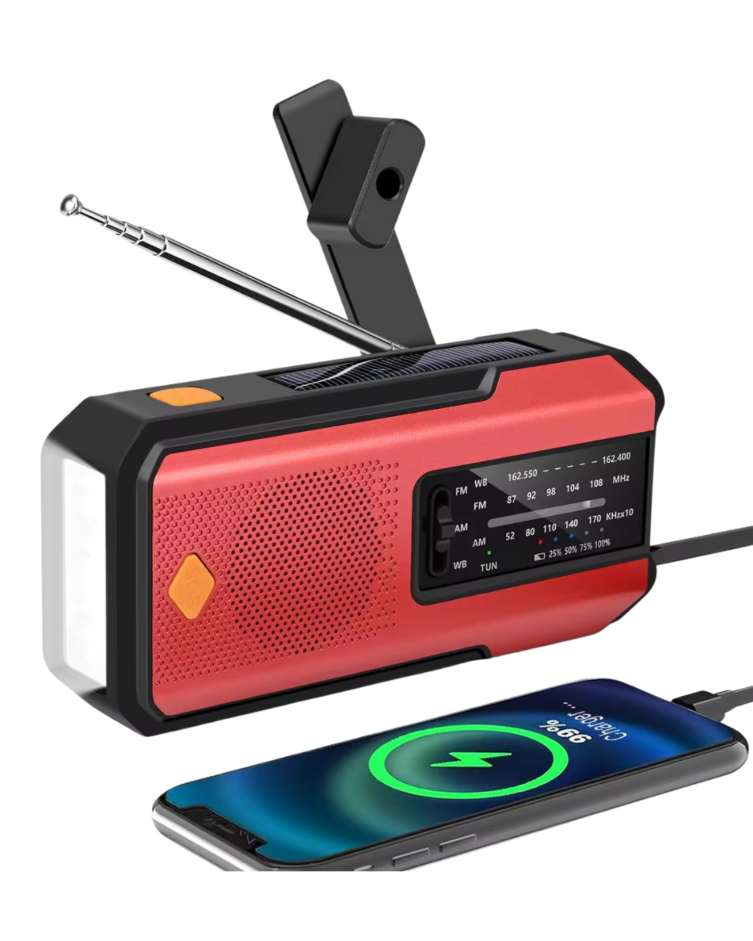 ReadyPack Emergency Solar Phone Charger, Flashlight & Radio