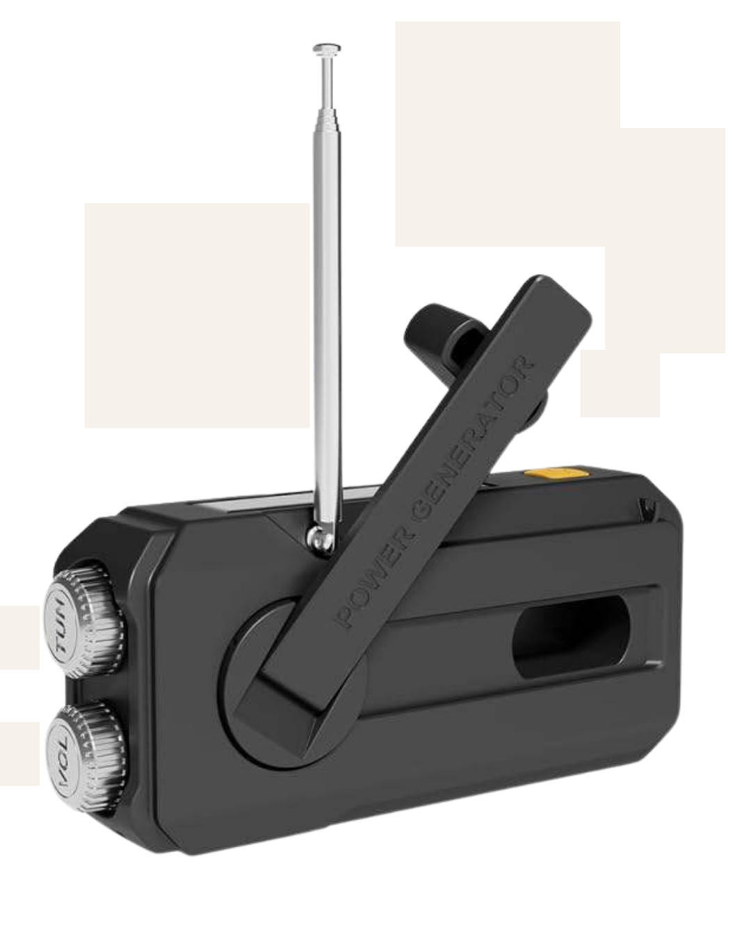 ReadyPack Emergency Solar Phone Charger, Flashlight & Radio