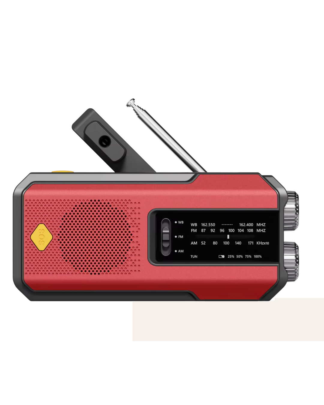 ReadyPack Emergency Solar Phone Charger, Flashlight & Radio